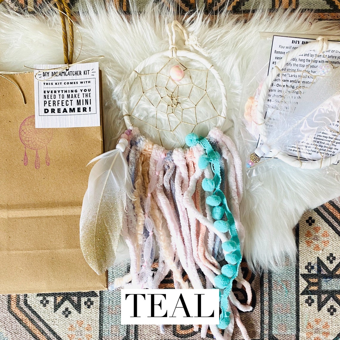 DIY Dream Catcher Kit Dreamcatcher DIY Kits Do it Yourself Etsy