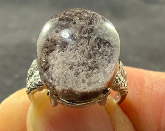Red Phantom Quartz Ring