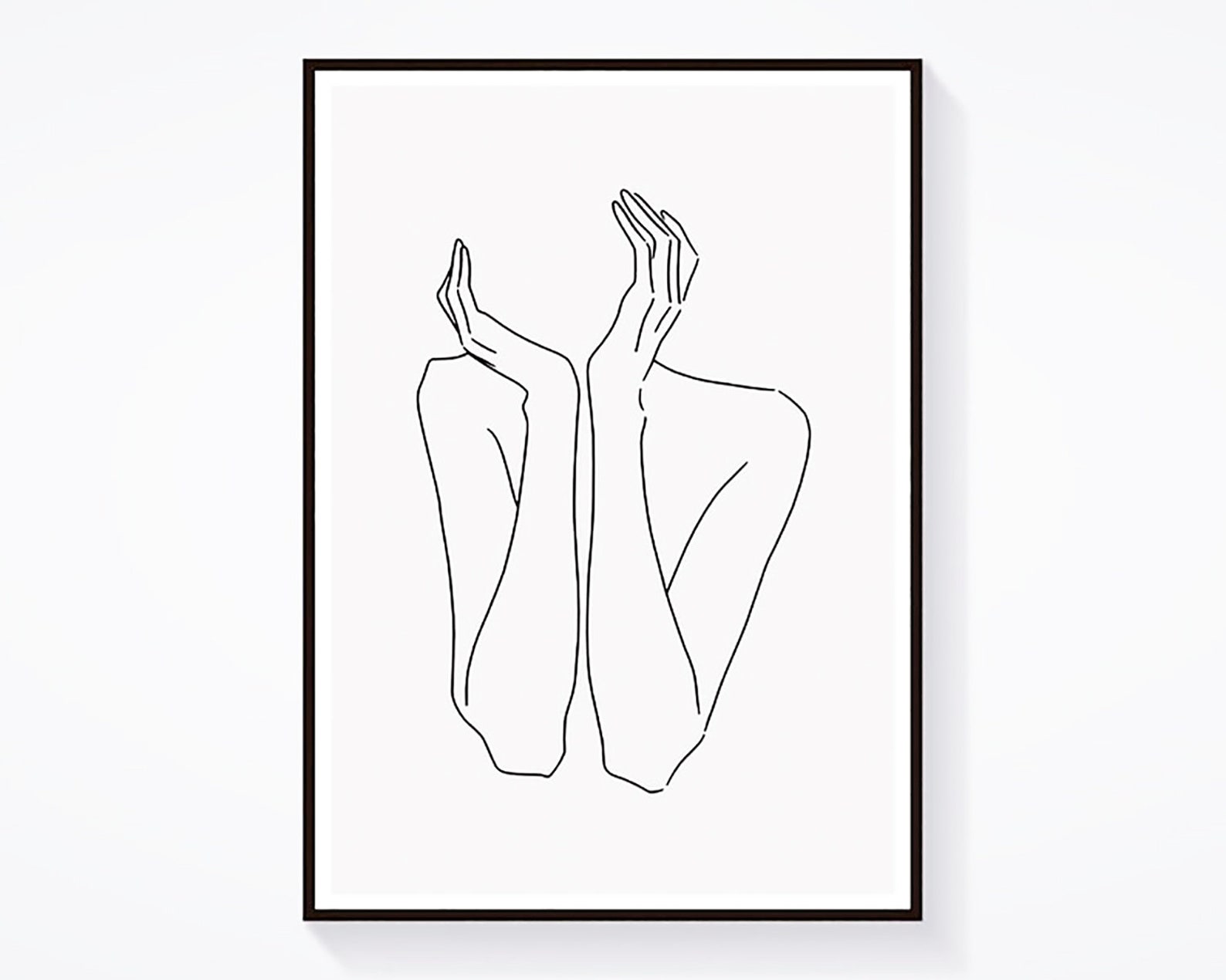 Printable LINE ART PRINT Minimalist Line Art Woman Print - Etsy