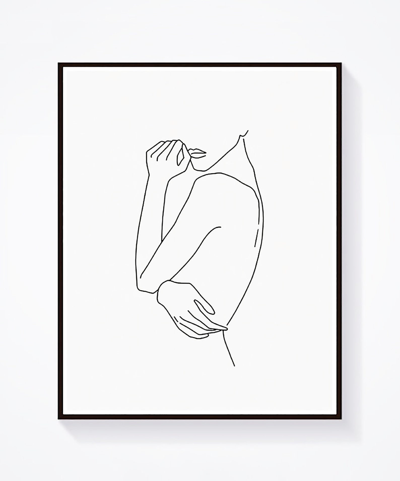 Printable LINE ART PRINT Minimalist Line Art Woman Print - Etsy