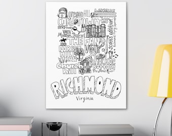 RVA Neighborhoods on Canvas