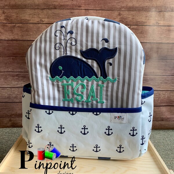 Nautical Diaper Bag Etsy