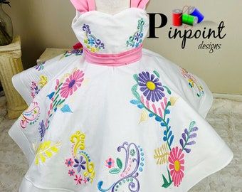 Charro dress, escaramuza dress, Mexican dress, kids charro dress, girls charro dress, toddler Mexican dress