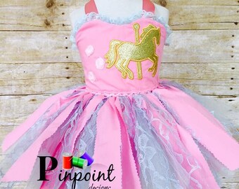 Beautiful Carrousel Outfit, super Cute!      100% made from scratch!