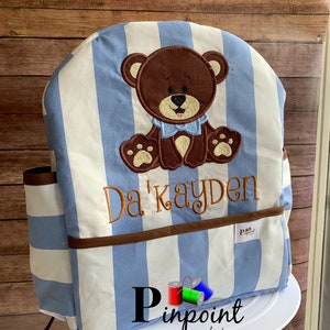 Teddy bear backpack, teddy bear diaper bag, teddy bear baby shower, toddler backpack