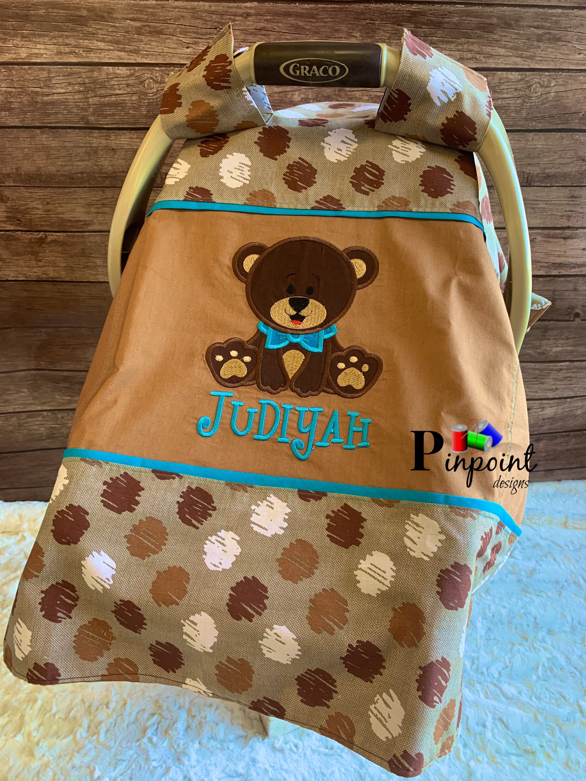 Teddy bear 2025 car seat covers