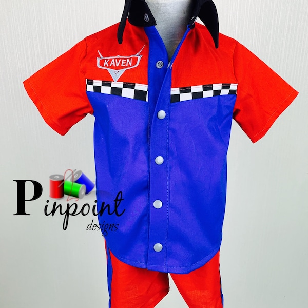 Cars birthday shirt, car racer shirt, cars shirt, racer outfit, racer costume, boys costume, toddler costume