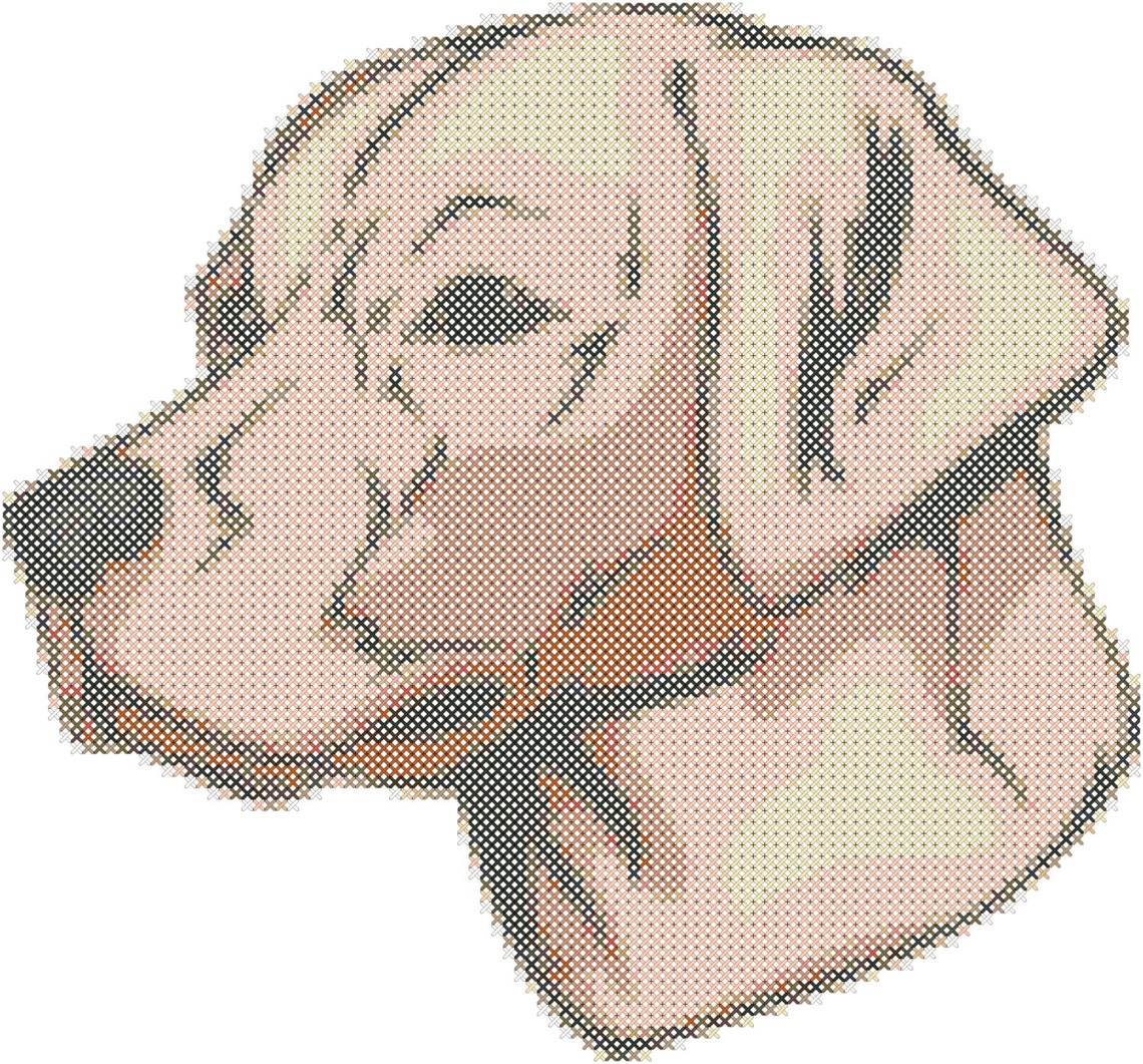 Labrador Retriever Dog Breed Cross Stitch Pattern and Tutorial | Etsy