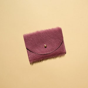 Jam Purple Cowhide Cardholder | Bag | Wallet | Coin Purse | Envelope Pouch