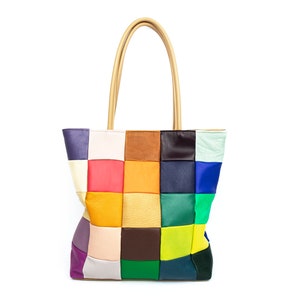 Scraps Leather Tote