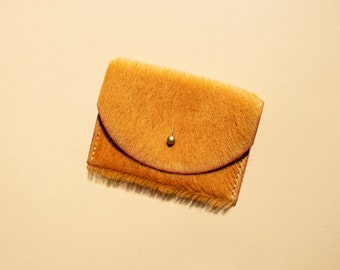 Butternut Yellow Cowhide Cardholder | Bag | Wallet | Coin Purse | Envelope Pouch