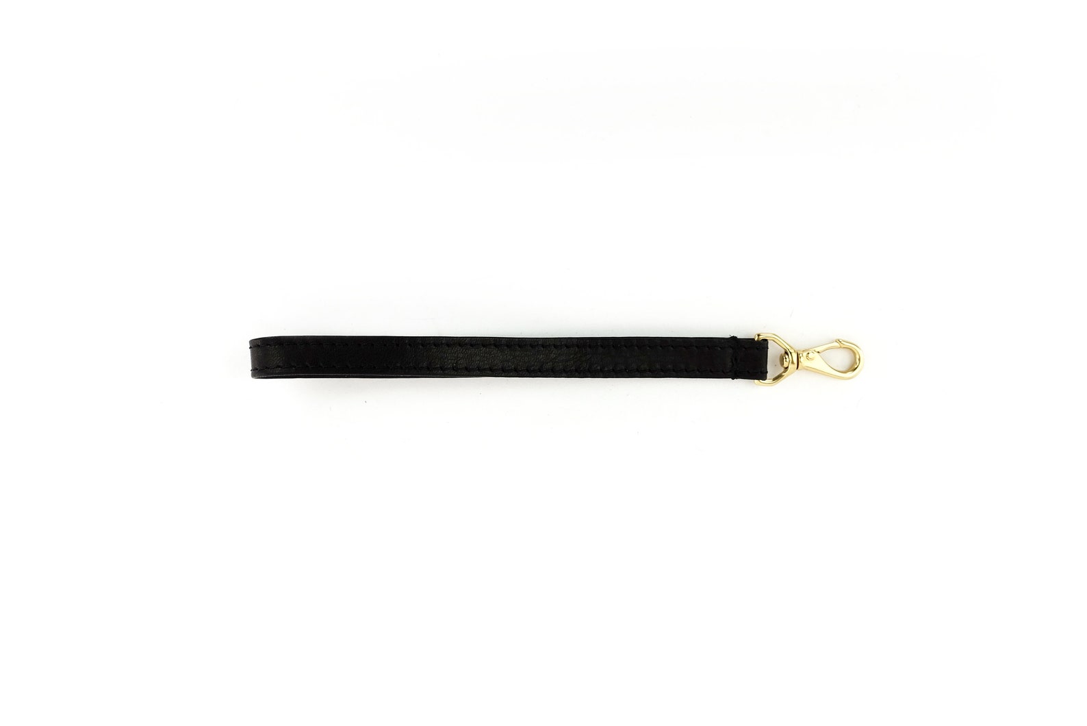 Black Leather Wristlet Strap Detachable Strap Etsy