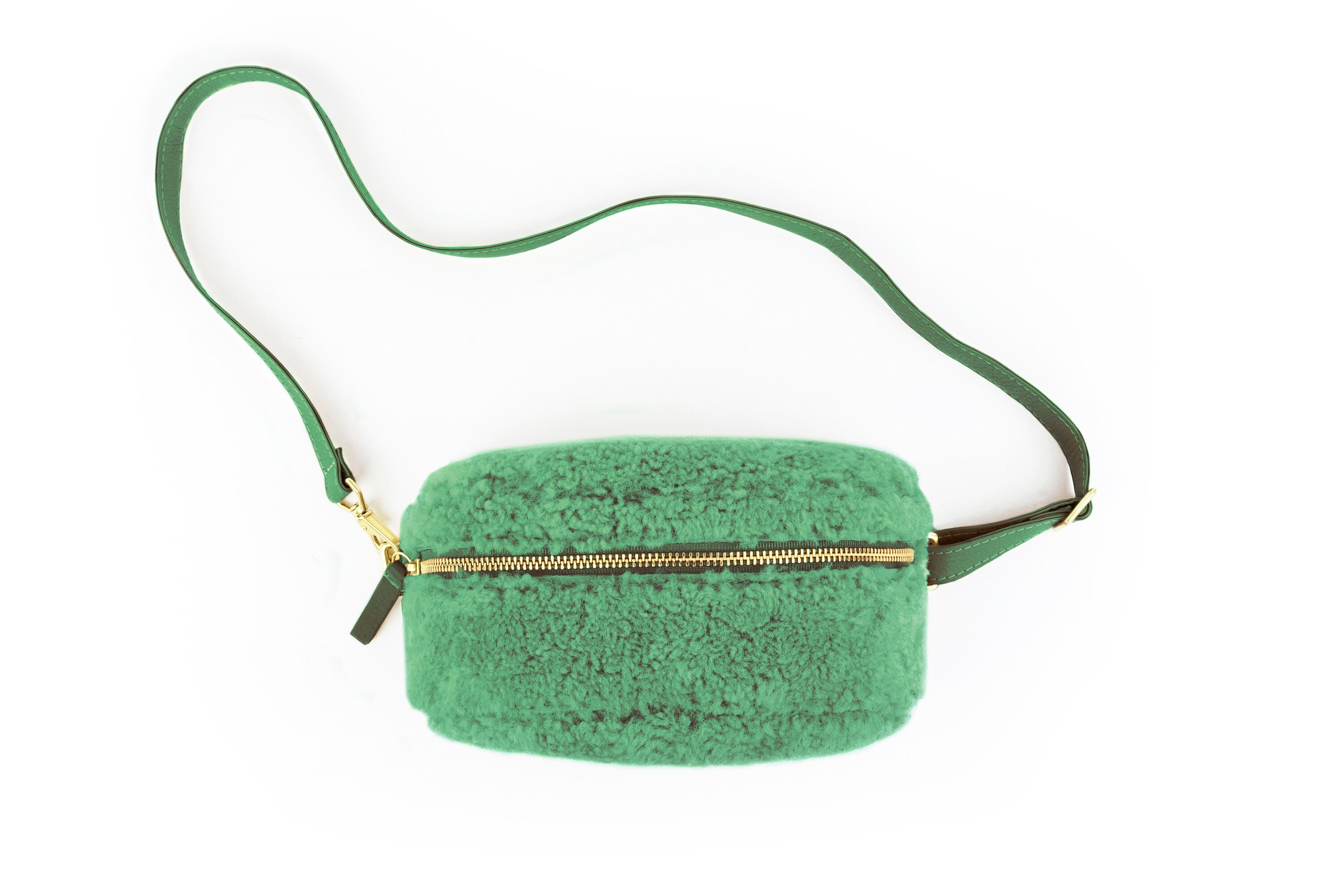 Shearling belt bag sale