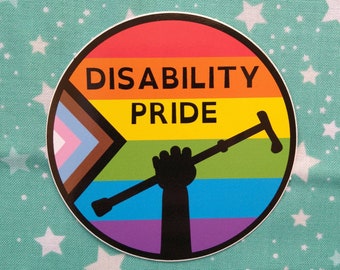 Disability Pride Vinyl Sticker