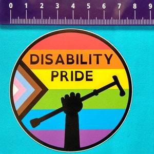 Disability Pride Vinyl Sticker - Etsy