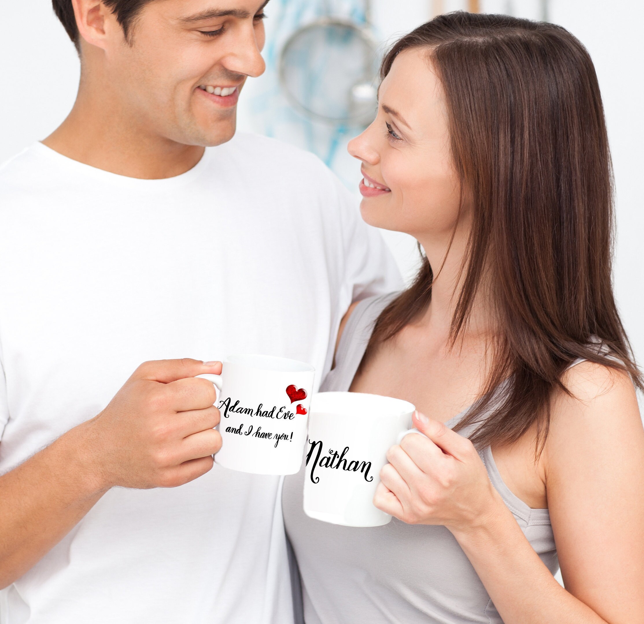 Personalized Christian Gift Couple Mug Set Gift Wedding Etsy