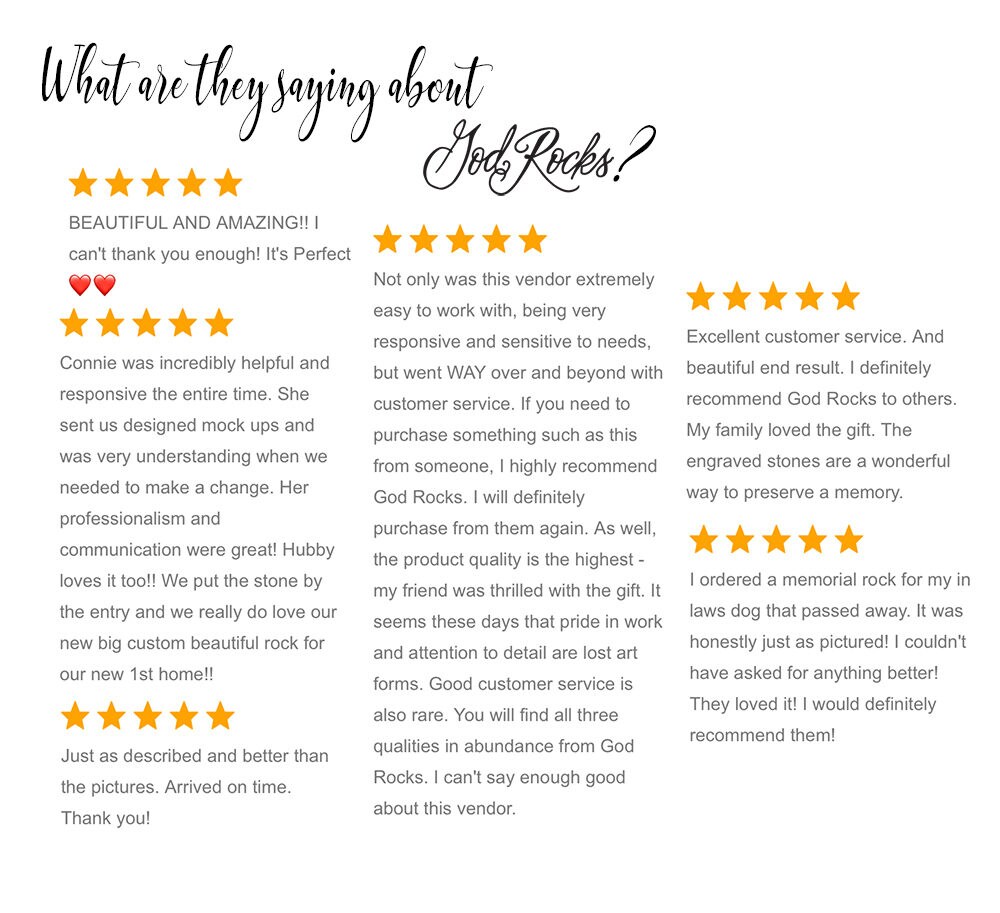 Regalos para los abuelos Piedra de jardín Nombre rocas | Etsy