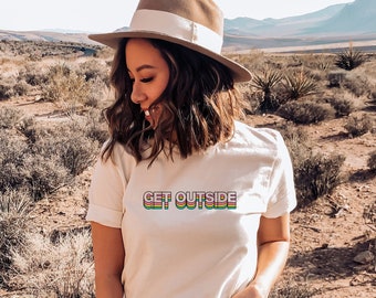 Get Outside Tee | retro apparel | vintage graphic tee