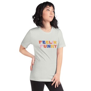 Feelin' Funky Tee retro graphic tee vintage typography bright colors apparel womens apparel image 3