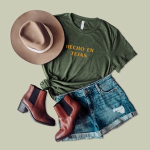 Hecho En Tejas - Short-Sleeve T-Shirt | Texas apparel | graphic tee | Texan