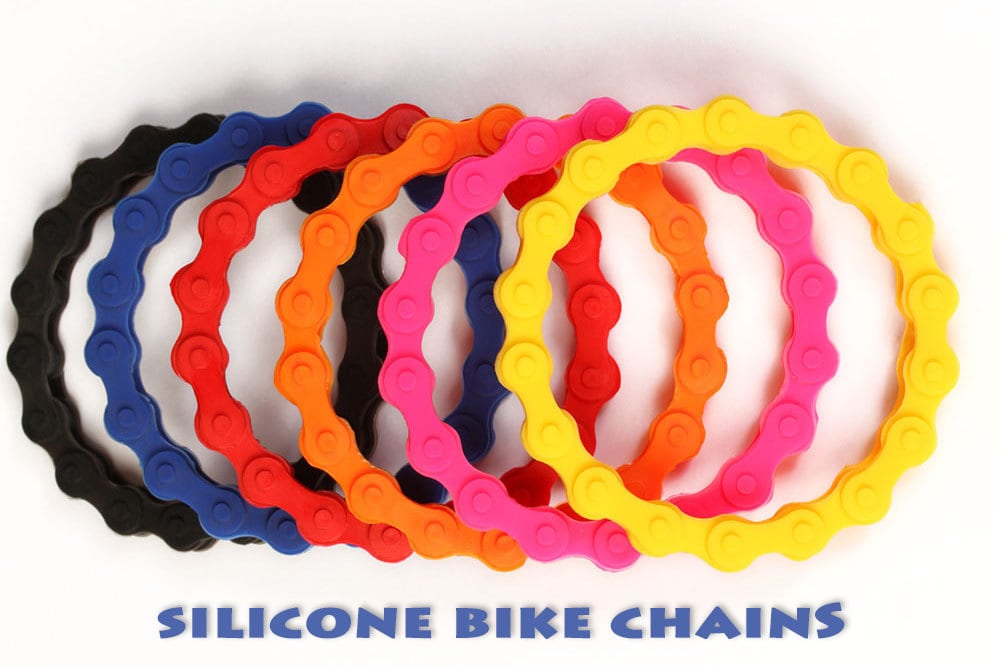 Bike Chain Bracelet Silicone Motorcycle or Bike Bracelet Etsy