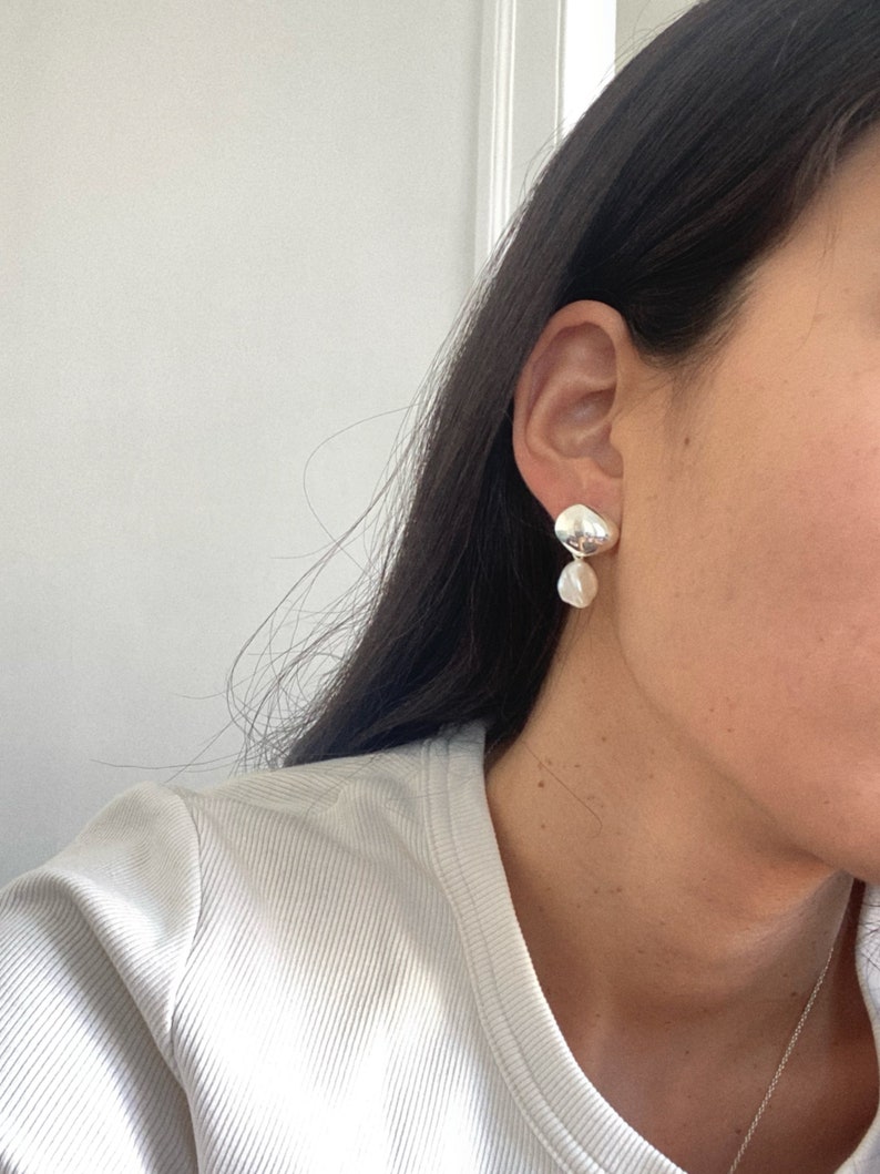 Maria Pearl earrings image 3
