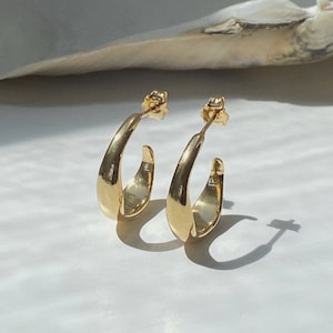 Grace hoop earrings image 1