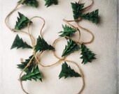 Christmas Garland Rustic Evergreen Christmas Tree Decoration