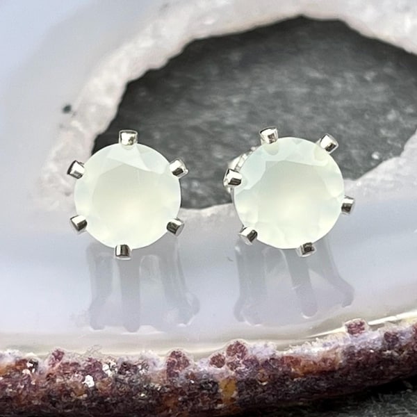 Aqua Milky Earrings - Etsy