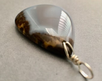 Las Choyas Geode Agate Pendant