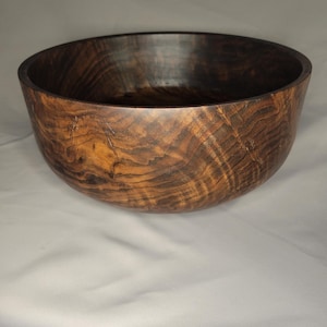 Figured Walnut Salad Bowl