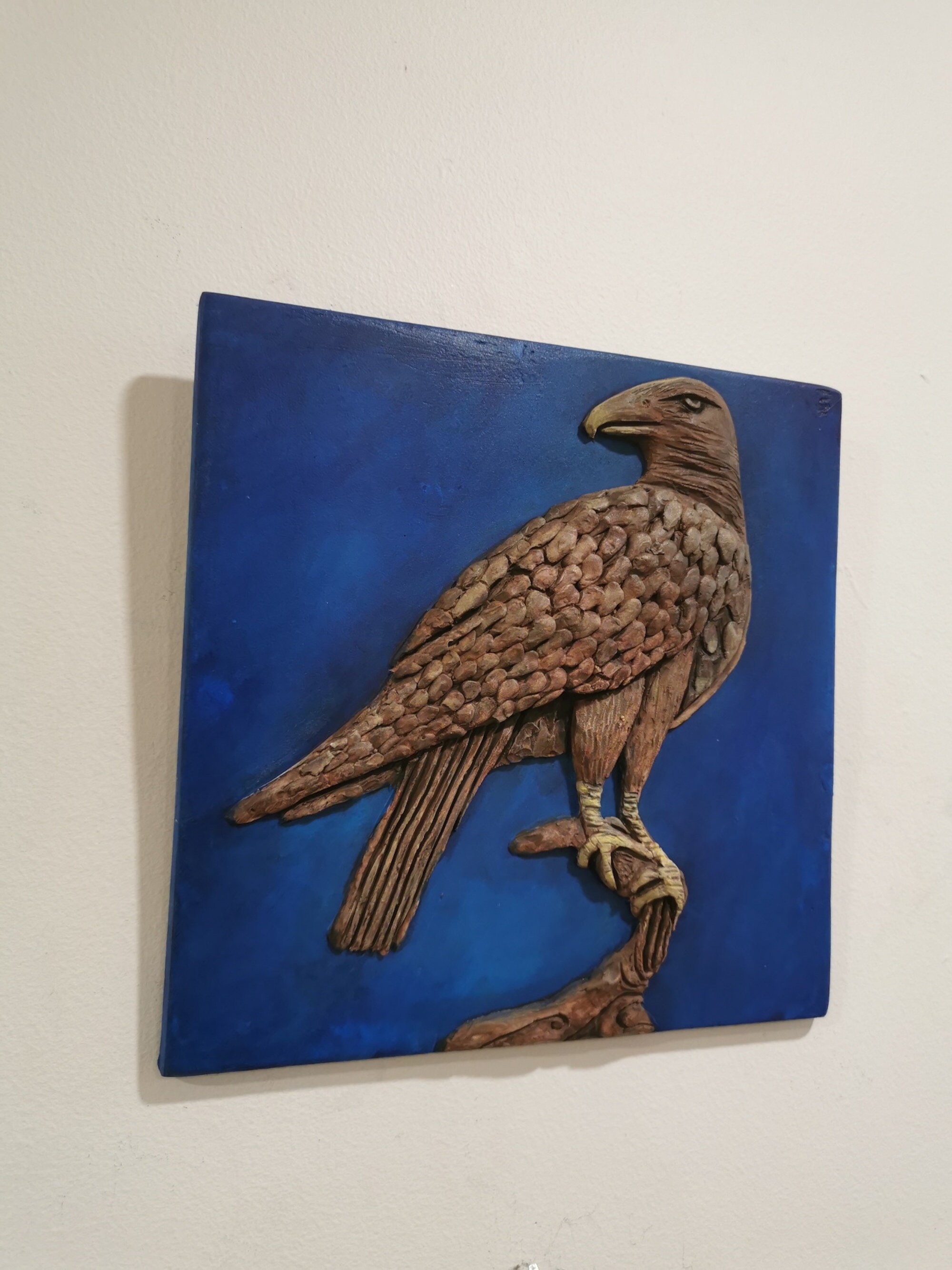 Harris Hawk /Bird Wall Sculpture/ Decorative Hawk Art Tile Etsy