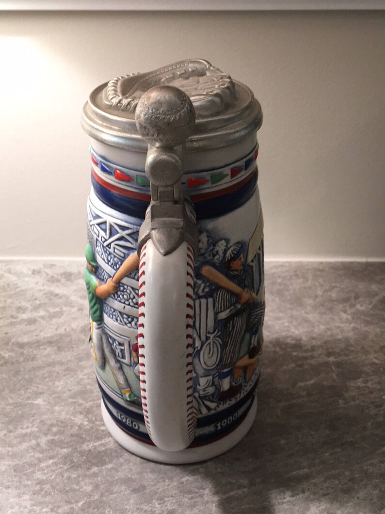 Avon Collectible Baseball Themed Beer Stein Etsy