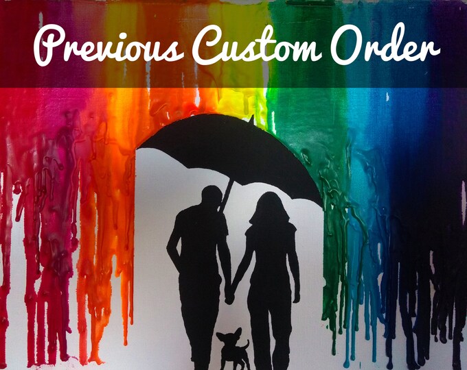 Custom Encaustic Melted Crayon Art Encaustic Personalized Etsy