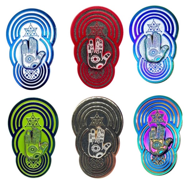 Space Mom Spinner Hat Pins