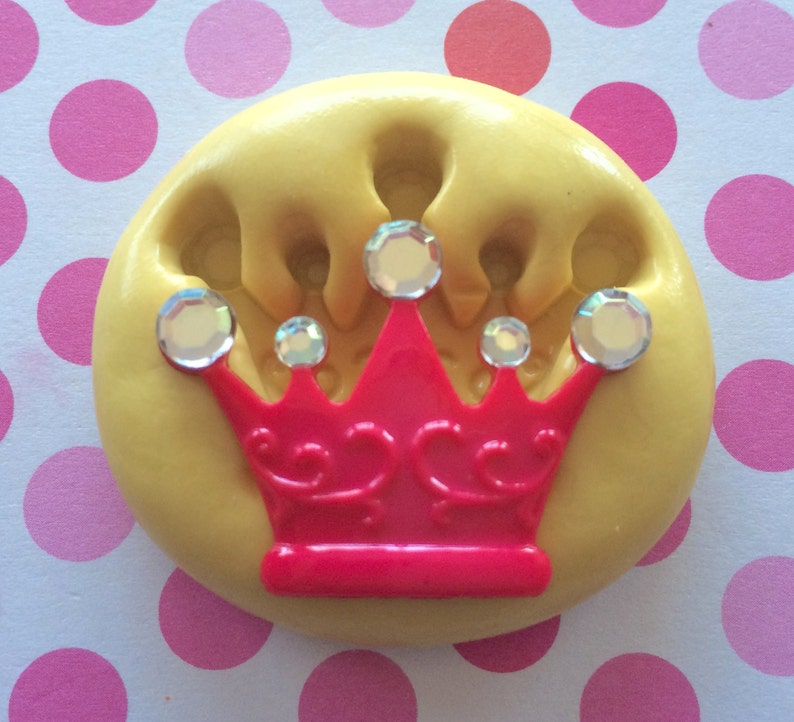 CROWN Silicone MOLD Cake Decor Fondant Mold Crown Mold Etsy