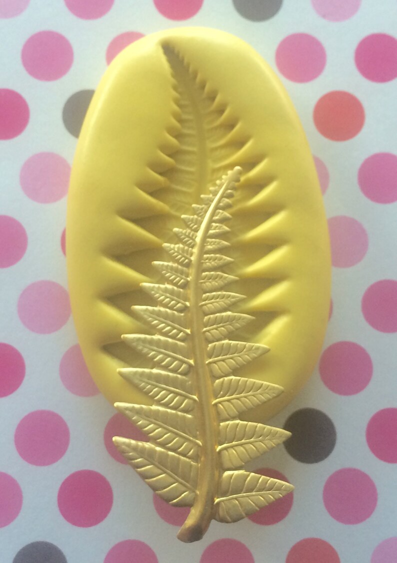 FERN LEAF Silicone MOLD Cake Supply Fern Leaf Mold Fondant Etsy