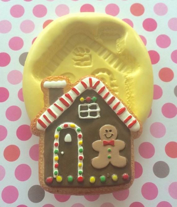 Large Big GINGERBREAD House Silicone MOLD Candy Mold Craft Etsy