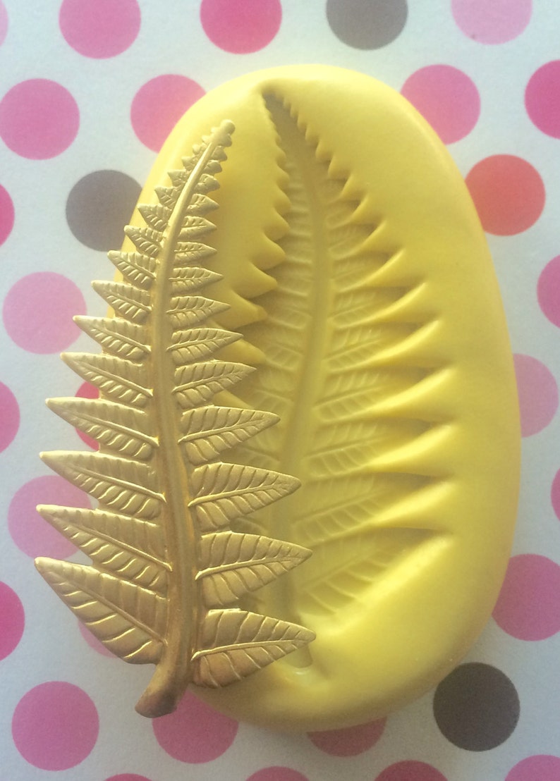 FERN LEAF Silicone MOLD Cake Supply Fern Leaf Mold Fondant Etsy