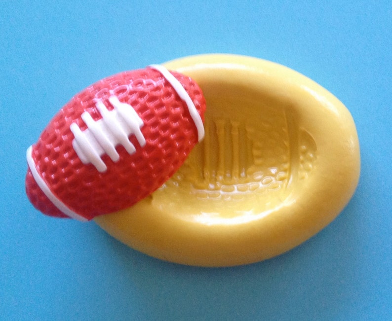 FOOTBALL Silicone MOLD Football Mold Fondant Mold Cake Etsy