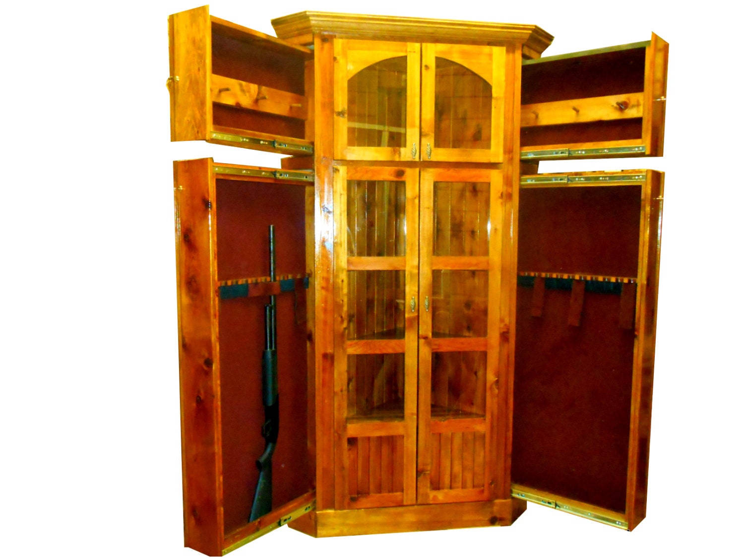 Gun Hidden Drawers W/Locks Handmade Custom Designed Etsy