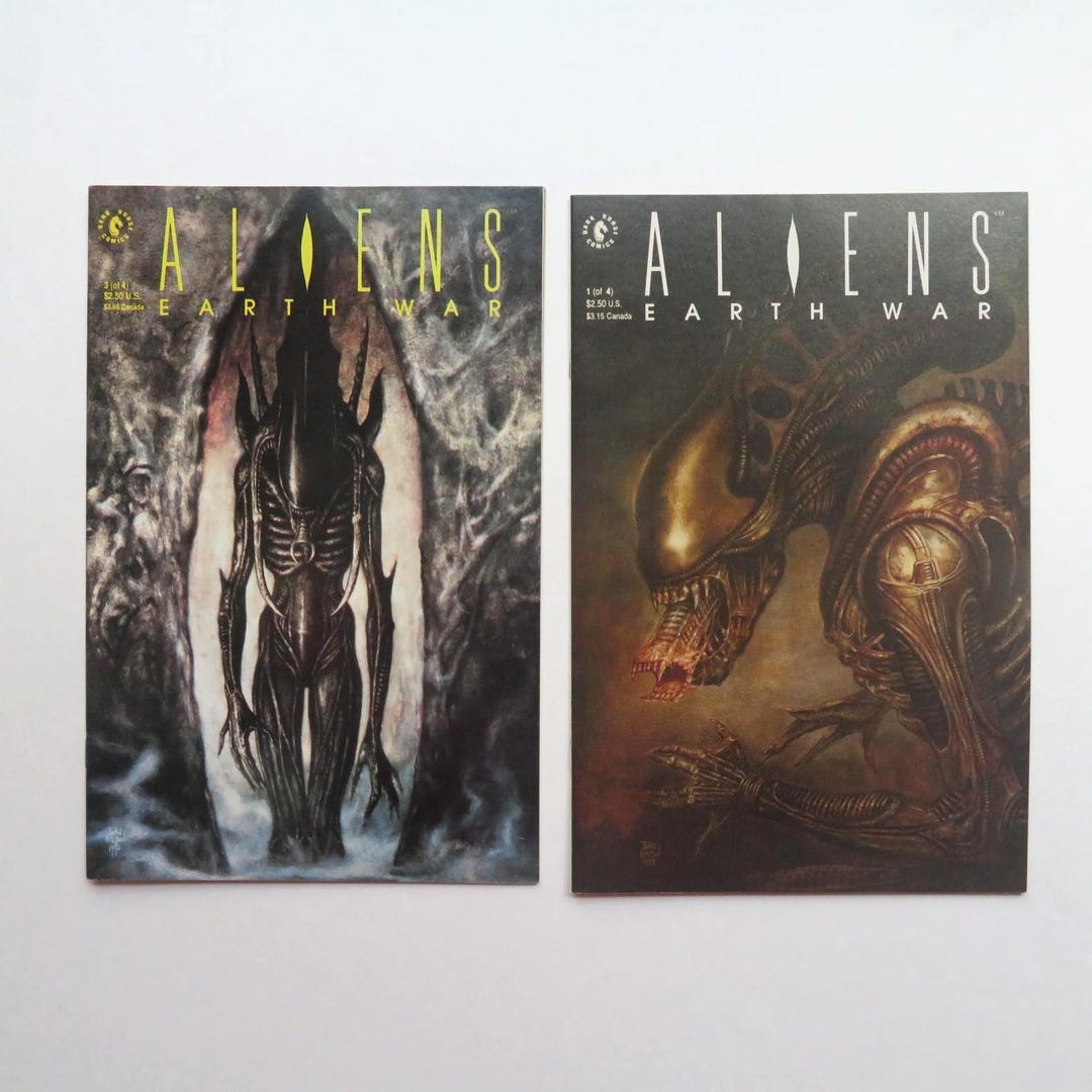 Aliens Earth War #1, 3 Comic Book: Dark Horse, First Print (1990) A2 - Etsy