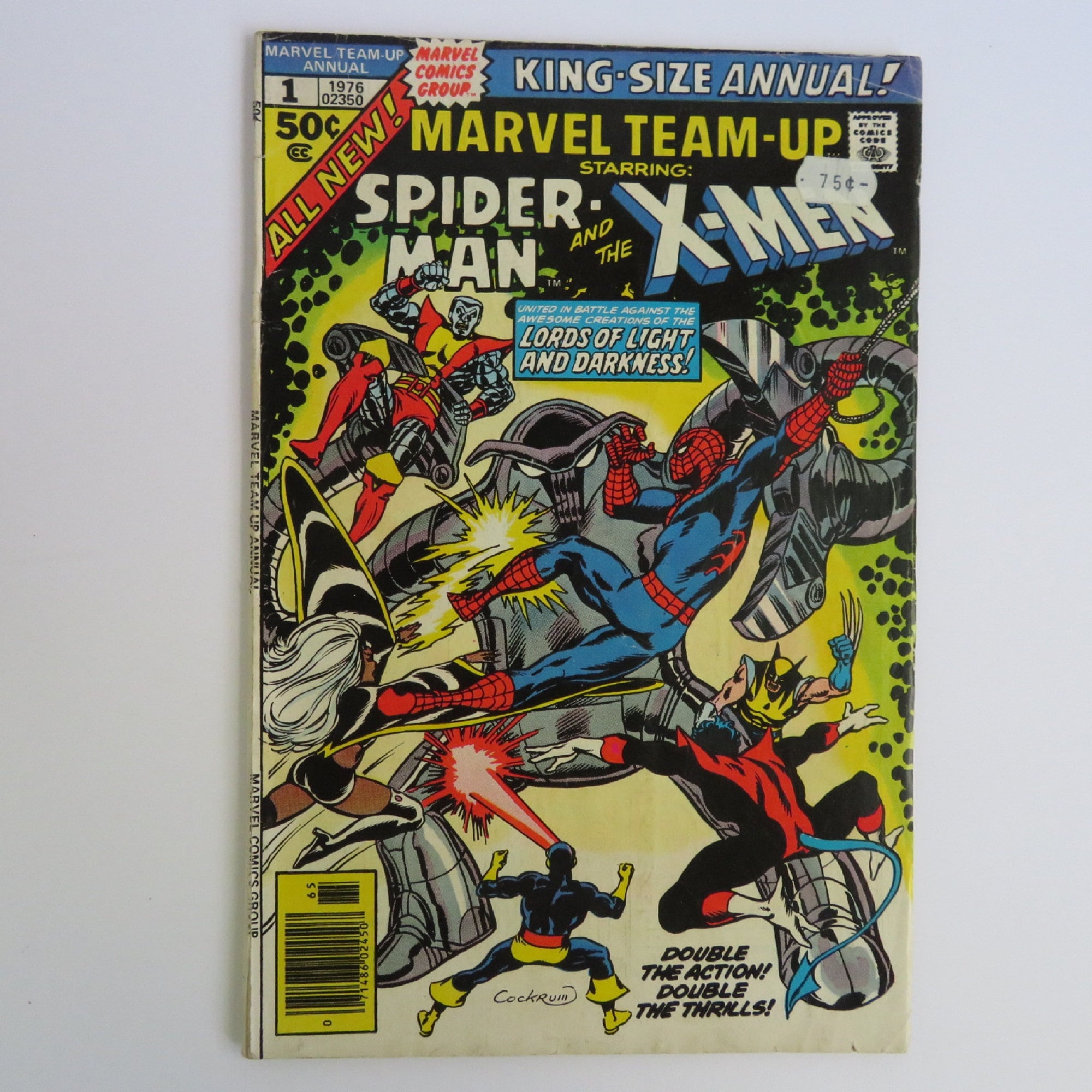 Marvel Team-up Annual #1 Comic: Spider-man & X-men, 1st New X-men