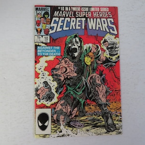 Marvel Super Heroes Secret Wars 10 (1984) 1st Print Dr Doom Vs. Beyonder Marvel S