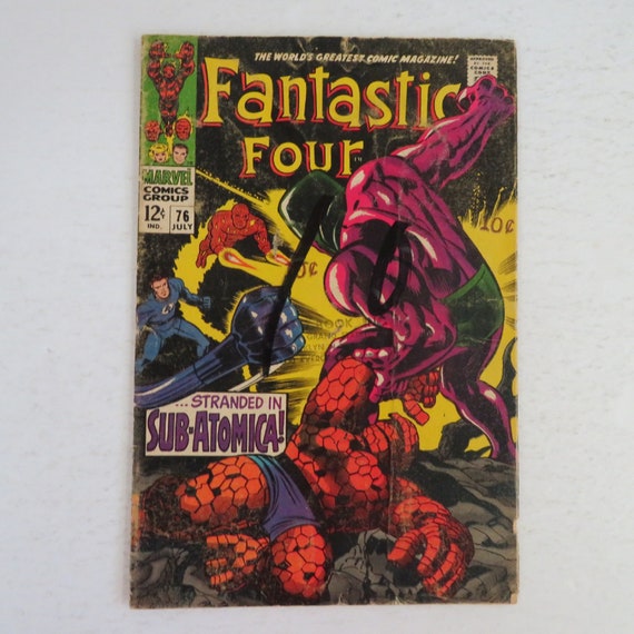 Four #76, 1968 Silver Age Comic, Silver Surfer, Galactus