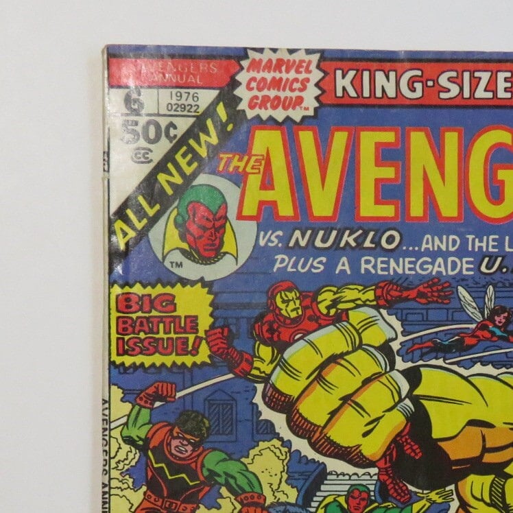Avengers Comic: Annual #6 King Size, the Whizzer Marvel (1976) A3