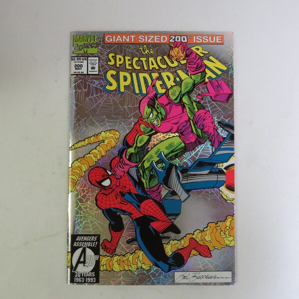 Spectacular Spider-Man 200, (1993), Foil Cover, Green Goblin, Marvel Comics  C06t
