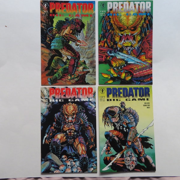 Predator Big Game 1-4 (1991) U PICK Full Set or Single Comic Dark Horse LT