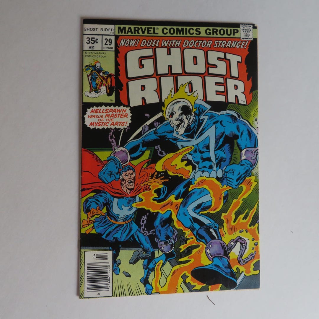 Ghost Rider 29 (1978) Doctor Strange, Newsstand, Marvel GH - Etsy