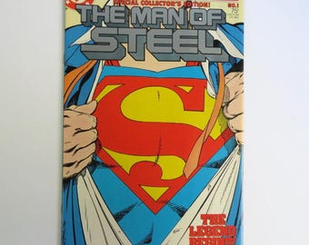 Man of Steel Comic Books: #1-3, 6 Mini Series + Collectors Edition DC (1986) LT